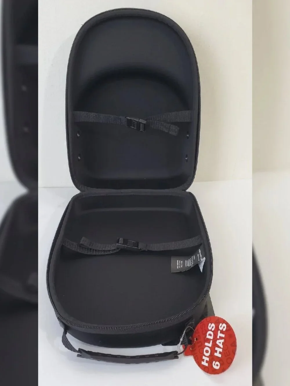 DC TRAVEL CASE HATS MEN'S STORE CARRIER BAG ORGANIZER BAG BIG LOGO BLACK